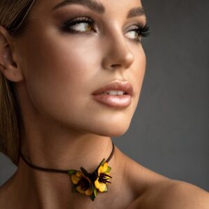 Collar Flor Duo