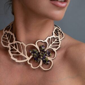 Collar Flor de Hibisco Mix
